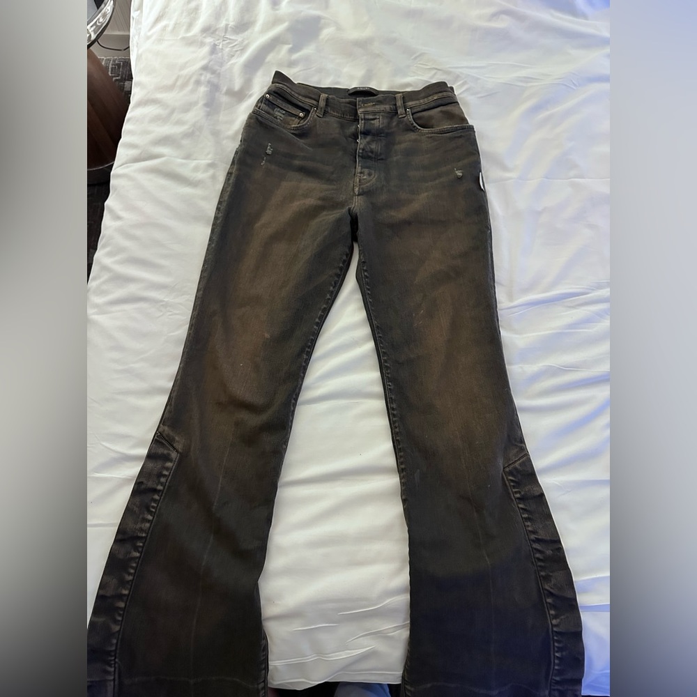 AMIRI DARK DENIM FLARE STYLE